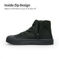 thumbnail image 4 of BURUDANI Kids Casual Sneakers High Top Canvas Walking Shoes for Little Boys & Girls, 4 of 6
