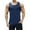 Navy, variant on Yiaimeir Men's Sleeveless Ribbed Henley Tank Top Comfortable Button-Down Summer Muscle Tank Tops For Casual Wear Gym & Outdoors,Size S-3XL