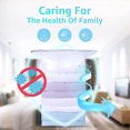 thumbnail image 2 of Clear PA+PE Vacuum Compression Storage Bag for Home Use - No Pump Needed, Space-Saving Design for Clothes, Quilts & Dolls, Available in Middle (70x90x30cm) and Large (80x100x40cm) Sizes, 1pc per Pack, 2 of 6