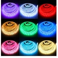 thumbnail image 3 of Bande lumineuse colorée à LED 5050 RVB avec télécommande à 44 touches 12 V haute luminosité basse tension non étanche 5050 RVB Réglementations américaines, 3 of 7