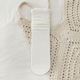 thumbnail image 4 of Luvior Women White Lace Ruffles Socks Cottagecore Floral Frilly Sock Thin Cotton Summer Crew Socks -Soft Breathable, 4 of 4
