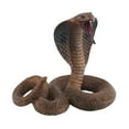 thumbnail image 3 of Modelo de juguete de serpiente Hugo simulación Marrón claro, 3 of 10