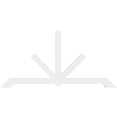 thumbnail image 2 of 84"W x 42"H x 2"D x 4"F, 12/12 Pitch, Vanguard Architectural Grade PVC Gable Bracket, 2 of 8