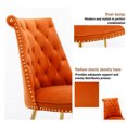 thumbnail image 7 of Clihome Modern Upholstered Dining Chairs Set of 2 Side Chair for Living Room, Orange, 7 of 7