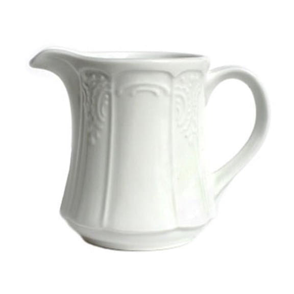 Tuxton China CHR-125 Chicago 4.25 in. Gravy Boat - Porcelain White - 1 Dozen