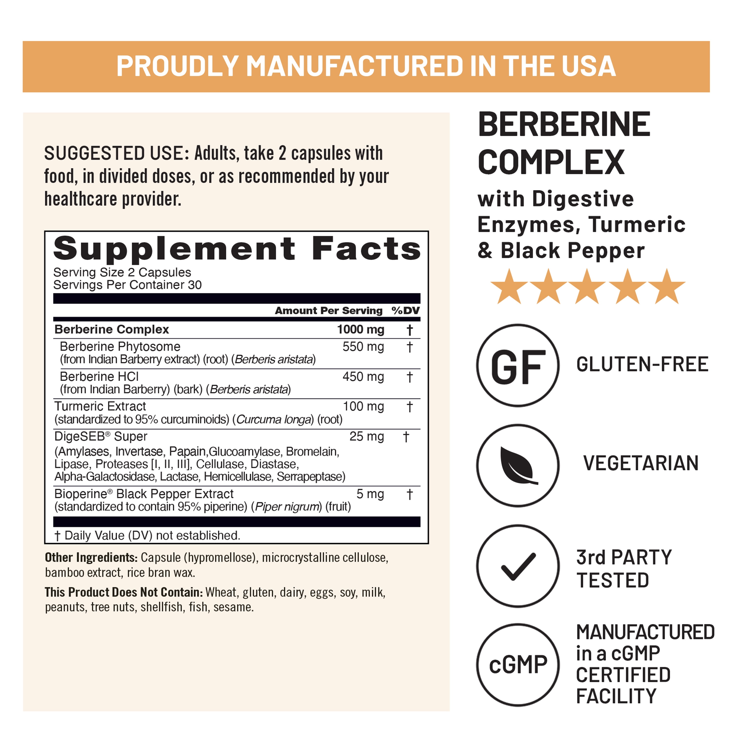 NatureWise Berberine 1000mg - Berberine Phytosome + HCI + Turmeric & Digestive Enzymes - Supports Healthy Blood Sugar + GI + Metabolism + Cholesterol - Non-GMO, USA Manufactured - [30 Day Supply]