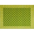 thumbnail image 1 of Ahgly Company Machine Washable Indoor Rectangle Abstract Yellow Contemporary Area Rugs, 8' x 12', 1 of 4