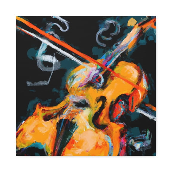Vibrant Violin Melody - Canvas