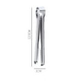thumbnail image 2 of Kaireo Ice Tongs, Stainless Steel Ice Tongs, Candy Tongs forWedding,Coffee Bar, Tea Party, Desserts Party, Sugar and Ice Bucket ,430 Stainless Steel Ice Tongs Sugar Cube Tongs 5 Inches, 2 of 2
