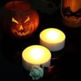 thumbnail image 3 of Candle Choice Set of 2 Remote Controlled Plastic LED Pumpkin Lights - Small, 3 of 6