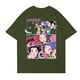 thumbnail image 3 of Pop cazadora para niña Demon Hunters Boys Girls Fashion Round-Neck Group Panels T Shirt （Army Green）, 3 of 4