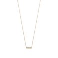 thumbnail image 1 of .925 Sterling Silver 14 Karat Gold Plated Mini Bar Women's Necklace, 1 of 2