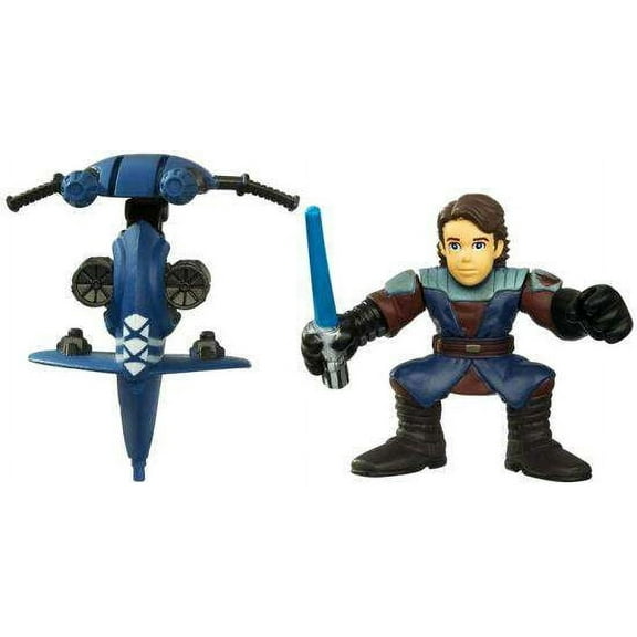 Star Wars Galactic Heroes Anakin Skywalker & Stap Action Figure, 2 Pack