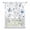 Blue White, variant on Blue Floral Spring Tie Up Curtains for Small Windows,Adjustable Rod Pocket Valance 45 Inch Short, Farmhouse Poppy Botanical Window Treatment Balloon Roman Blind Shade, 34" x 45"
