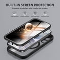 thumbnail image 4 of Funda BERFY para iPhone 17 de 6,3" transparente con MagSafe y pantalla de privacidad, 4 of 9