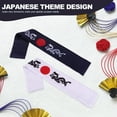 thumbnail image 4 of 2pcs Japanese Headbands Decorative Karate Headbands Breathable Chef Headband, 4 of 9