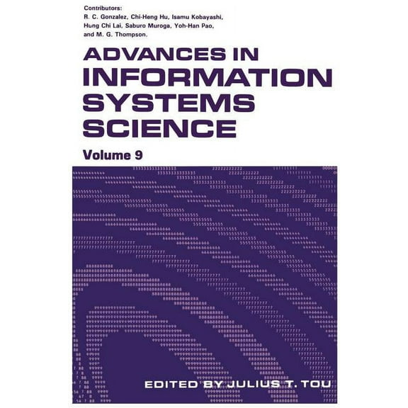 Advances in Information Systems Science: Volume 9, (Paperback)