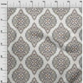 thumbnail image 3 of oneOone Viscose Jersey Gray Fabric Asian Paisley Floral Fabric For Sewing Printed Craft Fabric By The Yard 60 Inch Wide, 3 of 4