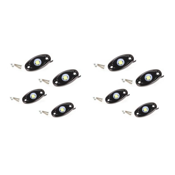 Speravity 4 Uds luces de chasis impermeables LED neón debajo del coche luz brillante alto brillo portátil Trail Rig lámpara Underglow Bar Type1 NO1