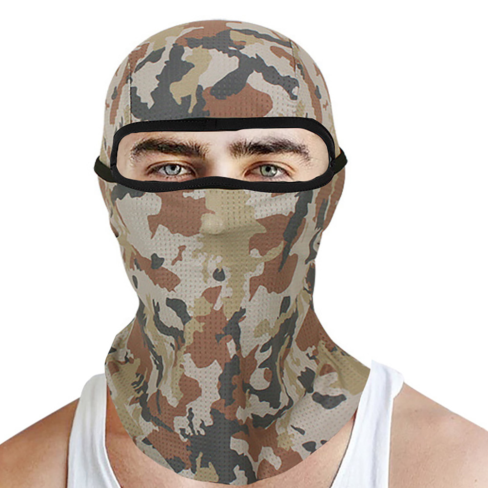 Camouflage Neck Warmer Snood Face Covering
