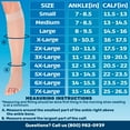 thumbnail image 5 of Wide Calf Toeless Women Support Stockings for Varicose Veins 15-20mmHg Nude 7XL, 5 of 9