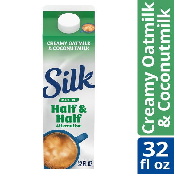 Silk Dairy Free, Gluten Free, Half and Half Alternative, 32 fl oz Carton