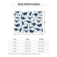 thumbnail image 5 of Naloa Cute Cartoon Dinosaurs Flannel Blankets - Thick and Warm Blanket for Winter, Soft Fuzzy Plush King Blanket for All Seasons60"x50", 5 of 6