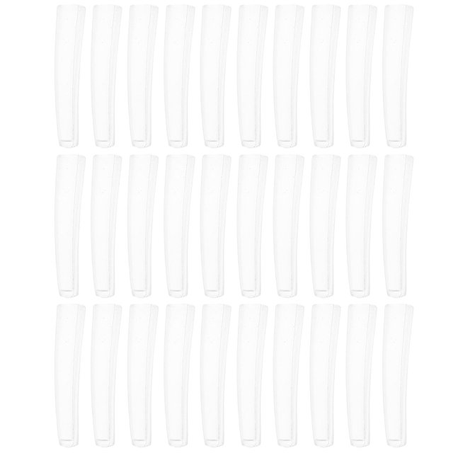100 protectores transparentes para puntas de pinzas, tapas protectoras transparentes, tapones antipolvo y antideslizantes para injertos de pestañas