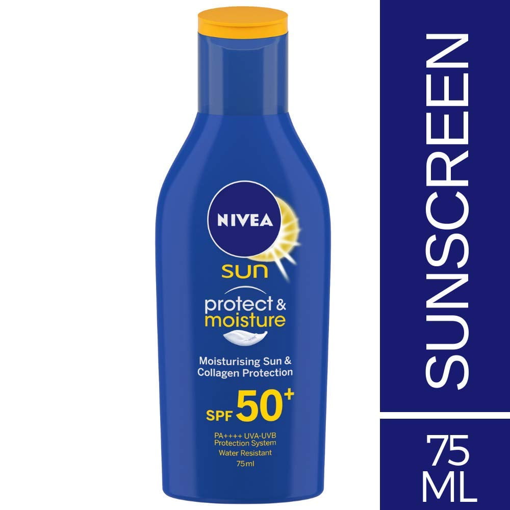 NIVEA Sunscreen Lotion, and Moisture 50), 75ml - Walmart.com