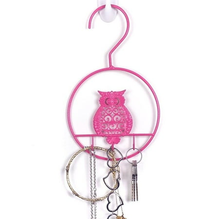 - OWL Cute Hanger Wall Mount Jewelry Key Organizer - Owl Design Hanger