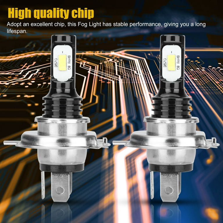 2pcs H4 LED Light Bulbs, TSV H4 9003 LED Headlight Bulb, 14000LM Extremely  Bright 9003 Hi/Lo 360° Beam Bulb, 1:1 Halogen Design Conversion Kit