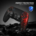 thumbnail image 5 of Anti-Slip Controller Skin for PS5 Controller,Silicone Cover Case for Playstation5 with Thumb Grip Gaps and Touch Pad Sticker, 5 of 6