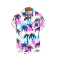 thumbnail image 5 of Axiiglly Hawaiian Shirt for Men Summer Tropical Floral Short Sleeve Button Down Casual Beach Shirts with Pockets, S-5XL, 5 of 7