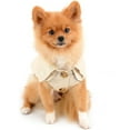 thumbnail image 3 of UOSIA Pet Trench Coat for Small Dogs Windproof Fashion Jacket Belted Dog Clothes, 3 of 8