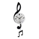 thumbnail image 5 of Reloj de pared analógico con forma de nota musical, moderno, fácil de leer, decorativo, silencioso, sin tictac. L, 5 of 9