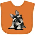 thumbnail image 3 of Inktastic Curious Schnauzer Boys or Girls Baby Bib, 3 of 4
