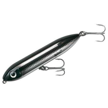 UPC: 0025436024659 | Heddon Super Spook Jr Topwater Black Shiner 3 1/2 1/2 oz.