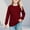 Wine, variant on Tranfacy Toddler Girls 5-14 Years Fall Tops Round Neck Loose Pullover Daily Casual Wear Blouse Shirt