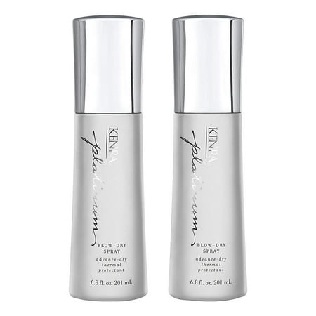 ($70 Value) Kenra Platinum Blow Dry Hairspray 6.8 Oz Pack Of 2 Set
