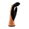 thumbnail image 3 of 10-Pack of Cordova 3714S Cor-Tex Hi-Vis Orange 13-Gauge HPPE Plaited Shell Work Gloves, Black Sandy Nitrile Palm Coating, ANSI Cut Level A2, Small, 3 of 3