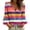 Wine, variant on Lnmiateer Print V Neck Long Sleeve Tunic for Women Loose Fit Breathable Casual Trendy Streetwear Fashion Daily Blouse