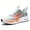 Tangerine, variant on Men's Breathable Mesh Running Shoes - Casual Athletic Sneakers with Striped Design, Lace-Up, Perfect for Spring/Summer/Fall