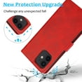 thumbnail image 5 of Dteck Case for Apple iPhone 11 6.1-inch,Detachable Case Card Holder Wallet Magnetic Leather 2 in 1 Design Shockproof Kickstand Cover Support Magnetic Car Mount Case,Red, 5 of 7