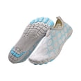 thumbnail image 2 of Barefoot Shoes for Women Lightweight Minimalist Hiking Sneakers with Wide Toe Box Non-Slip Rubber Sole Breathable Mesh Upper Flexible Flat Sole Women’s Beach Pool Travel Casual Footwear,Gray 42, 2 of 5