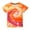 Tie Dye-Orange, variant on Aideaone Boys Girls Tie Dye Shirt Hippies Senior Rainbow Tees T Shirts for Kids 4-14 Years
