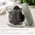 thumbnail image 3 of WeeSprout Glass Baby Food Storage Jars w/ Silicone Lids (4 oz, 12 Pack, Bright Variety), 3 of 7