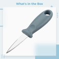 thumbnail image 5 of Oyster Shucking Opener, Stainless Steel Oyster Shucker with Plastic Handle, Oyster Opener Tool, Multifunctional Cutter for Scallop Shellfish, Portable Kitchen Tool for Safe Efficient Oyster Opening, 5 of 5