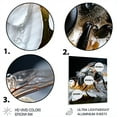thumbnail image 3 of Designart "Insects Bugs Animal National I" Animals Metal Art Living Room, 3 of 5