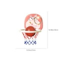 thumbnail image 2 of Aodebiao Indoor Hanging Basketball Hoop for Toddlers Adjustable Height Sports Toy Fun Interactive Game Early Learning Activity Safe Soft Material Home Playroom Gym, 2 of 7