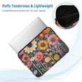thumbnail image 2 of FORMRS 13-13.3 inch Laptop Sleeve Case Soft Carrying Quilted Computer Bag Cover, Large Colorful Flowers, 2 of 7